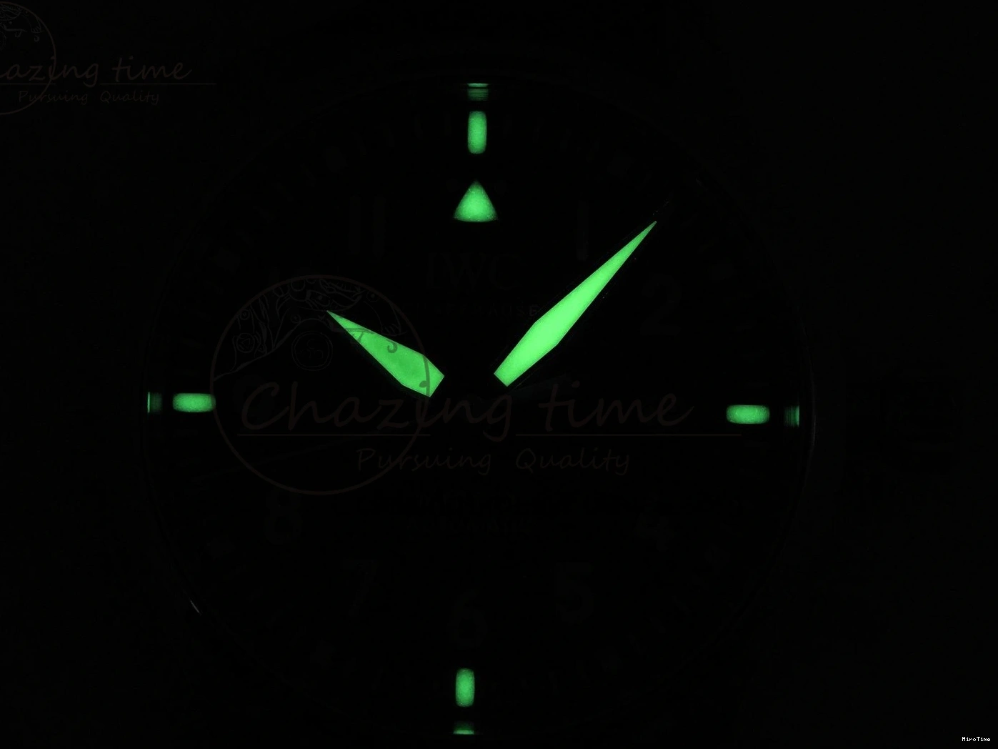 MIROTIME 0127 Pilot Mark XX IW328205 ZF 1:1 Best Edition Green Dial on Brown Leather Strap A UrbanStyle 7029